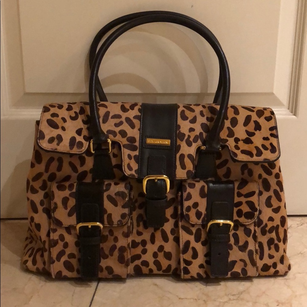 St. John Leopard print handbag